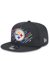 New Era Charcoal Pittsburgh Ers 2021 Nfl Crucial Catch 9fifty Snapback Adjustable Hat At Nordstrom