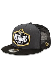 New Era Graphiteblack New Orleans Saints 2021 Nfl Draft Trucker 9fifty Snapback Adjustable Hat At Nordstrom
