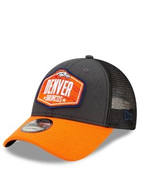 New Era Graphiteorange Denver Broncos 2021 Nfl Draft Trucker 9forty Snapback Adjustable Hat At Nordstrom
