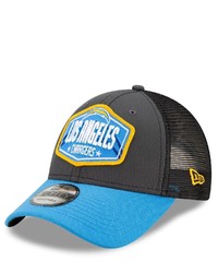 New Era Graphitepowder Blue Los Angeles Chargers 2021 Nfl Draft Trucker 9forty Snapback Adjustable Hat At Nordstrom