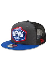 New Era Graphiteroyal Buffalo Bills 2021 Nfl Draft Trucker 9fifty Snapback Adjustable Hat At Nordstrom