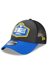 New Era Graphiteroyal Los Angeles Rams 2021 Nfl Draft Trucker 9forty Snapback Adjustable Hat At Nordstrom
