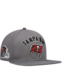 PRO STANDARD Gray Tampa Bay Buccaneers Stacked Snapback Hat At Nordstrom