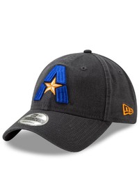 New Era Gray Ut Arlington Mavericks Core 9twenty Adjustable Hat