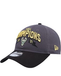 New Era Grayblack Milwaukee Bucks Champs Replica 9twenty Adjustable Hat At Nordstrom