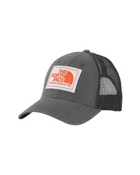 The North Face Mudder Trucker Hat In Grpht Gry Burnt Olive Grn At Nordstrom