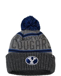 ZEPHY R Graynavy Byu Cougars Deer Valley Cuffed Knit Hat With Pom At Nordstrom