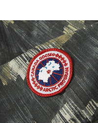 Canada Goose Faber Printed Canvas Bomber Jacket