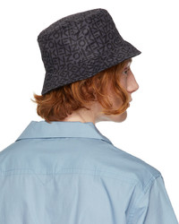 Kenzo Black Grey Bucket Hat