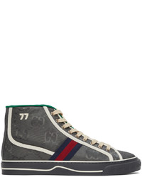 Gucci Grey Off The Grid Tennis 1977 High Top Sneakers