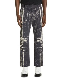Alexander McQueen Printed Leather Pants