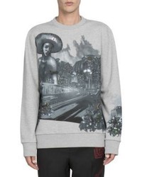 Lanvin Abstract Printed Cotton Sweatshirt
