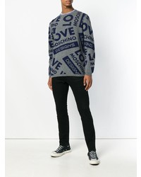 Love Moschino All Over Logo Sweater