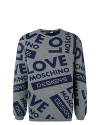 Love Moschino All Over Logo Sweater