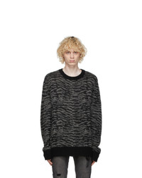 Ksubi Black Distortion Sweater