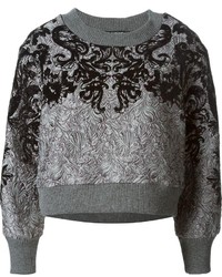 Dolce & Gabbana Floral Brocade Sweater