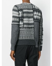 Alexander McQueen Geometric Intarsia Sweater