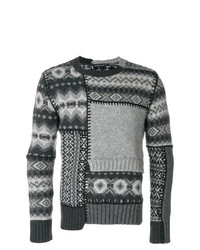 Alexander McQueen Geometric Intarsia Sweater