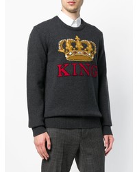 Dolce & Gabbana Intarsia Crown Sweater