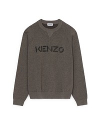 Kenzo Logo Merino Wool Cotton Sweater