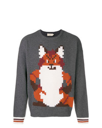 MAISON KITSUNÉ Maison Kitsun Intarsia Fox Sweater