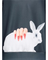 Nobrand Rabbit Icon Oriental Print Pullover