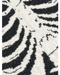 Saint Laurent Skeleton Intarsia Knit Sweater