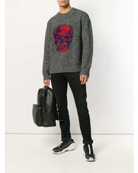 Alexander McQueen Skull Motif Jumper