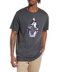 Volcom Abstract Stone Graphic Tee In Dkblkhthr At Nordstrom