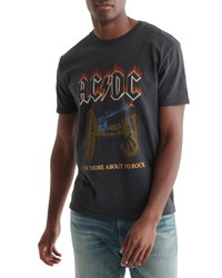 Lucky Brand Acdc War Cannon Graphic Tee