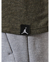 Nike Air Jordan Printed Cotton Blend T Shirt