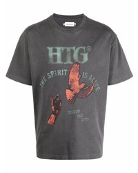 HONOR THE GIFT Bird Logo Print T Shirt