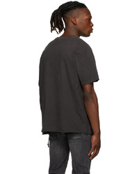 Ksubi Black Biggie Faded T Shirt