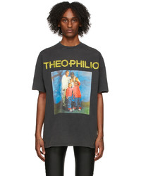 Theophilio Black Black Fashion Fair Edition Family T Shirt