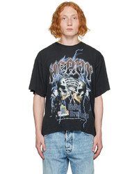 DSQUARED2 Black Metal Brothers T Shirt