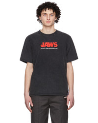 Stolen Girlfriends Club Black Universal Pictures Edition Jaws Logo T Shirt