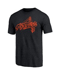 FANATICS Branded Black San Francisco Giants Gigantes Hometown Collection Tri Blend T Shirt