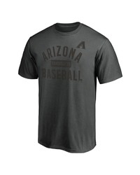 FANATICS Branded Charcoal Arizona Diamondbacks Iconic Primary Pill T Shirt