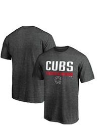 FANATICS Branded Charcoal Chicago Cubs Big Tall Team Win Stripe T Shirt At Nordstrom
