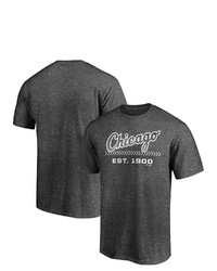FANATICS Branded Charcoal Chicago White Sox Big Tall Dedication T Shirt