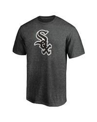 FANATICS Branded Charcoal Chicago White Sox Official Logo T Shirt