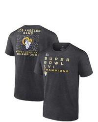 FANATICS Branded Charcoal Los Angeles Rams Super Bowl Lvi Champions Big Tall Signature Route T Shirt At Nordstrom