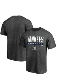 FANATICS Branded Charcoal New York Yankees Big Tall Team Win Stripe T Shirt At Nordstrom