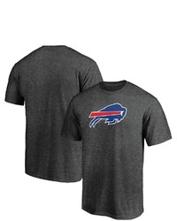 FANATICS Branded Heathered Charcoal Buffalo Bills Primary Logo Team T Shirt