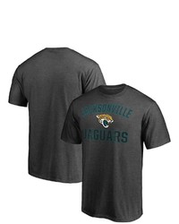 FANATICS Branded Heathered Charcoal Jacksonville Jaguars Victory Arch T Shirt