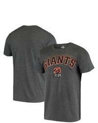 FANATICS Branded Heathered Charcoal San Francisco Giants Classic 20 At 24 T Shirt