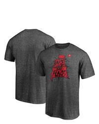 FANATICS Branded Heathered Charcoal Tampa Bay Buccaneers Hometown 1st Down T Shirt In Heather Charcoal At Nordstrom