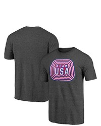 FANATICS Branded Heathered Charcoal Team Usa Our Country T Shirt In Heather Charcoal At Nordstrom