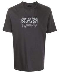 Diesel Braves Print Round Neck T Shirt