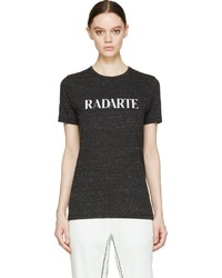 Rodarte Charcoal Logo T Shirt